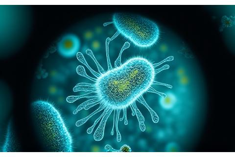 Microscope with cells highlighting cellular regeneration research