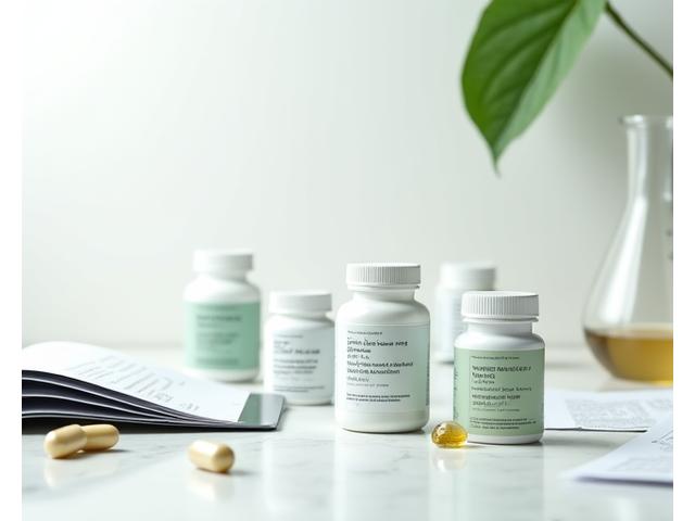 Variety of scientifically backed longevity supplements and research papers
